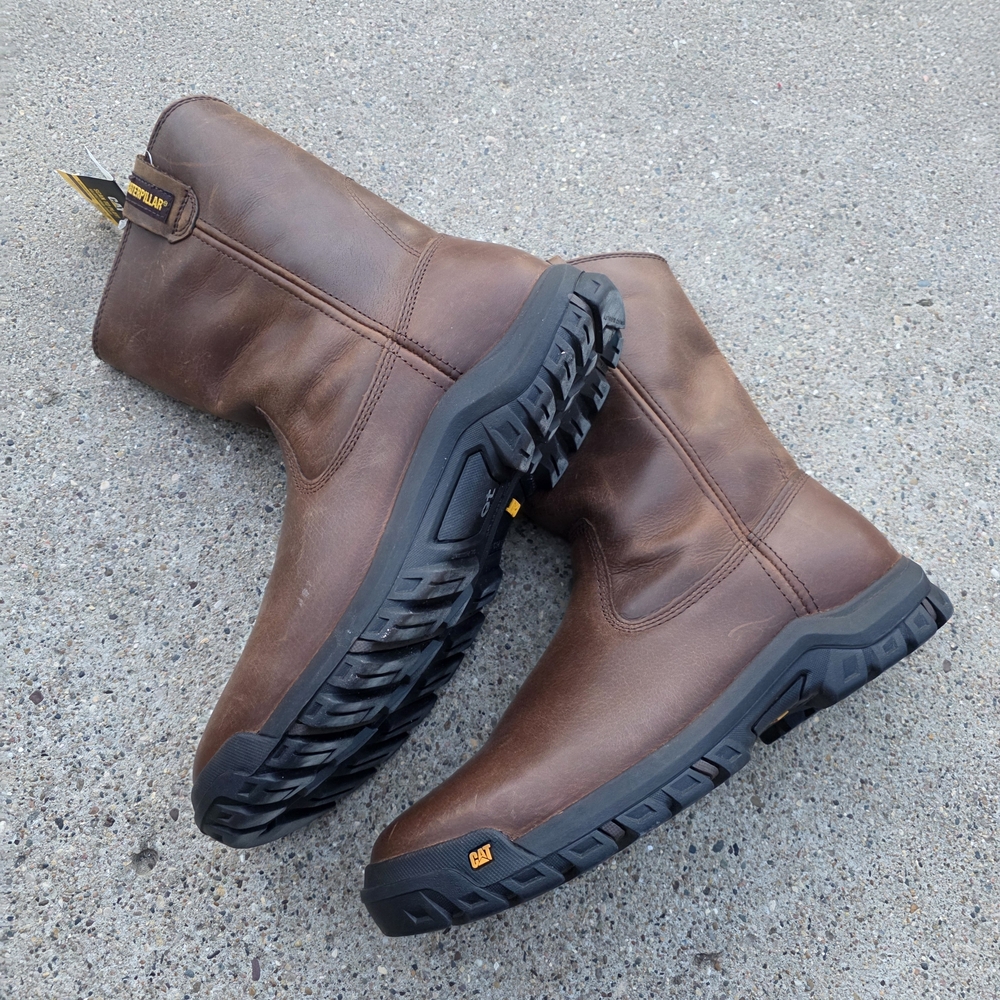 Caterpillar Men's Brown Leather  Size 11 Boots - Picture 10 of 14